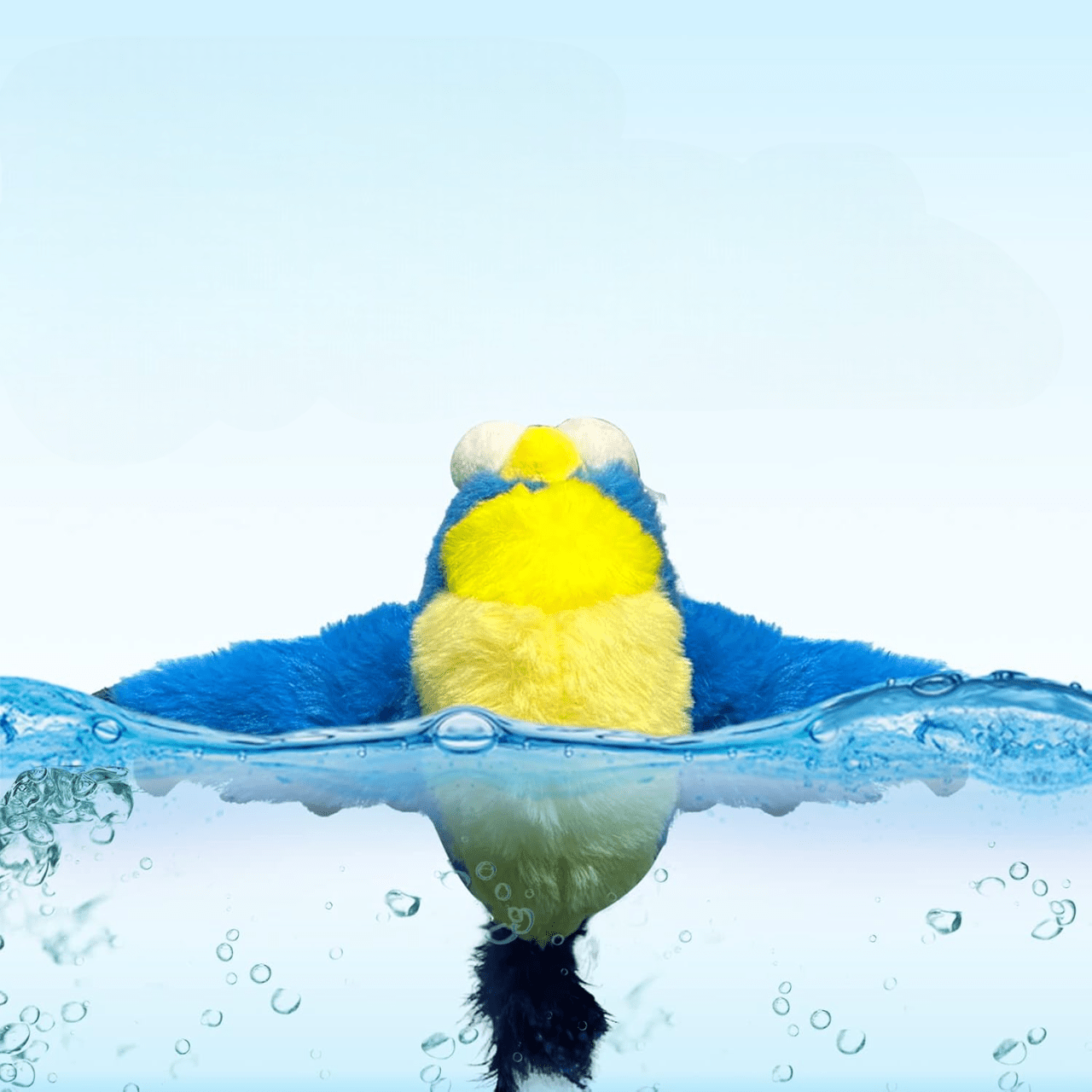 Jouets Interactifs Pour Chat - ChirpingFlappingBird™ - Bleu