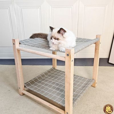 hamac chat harmony lounge gris chat detendu premier niveau