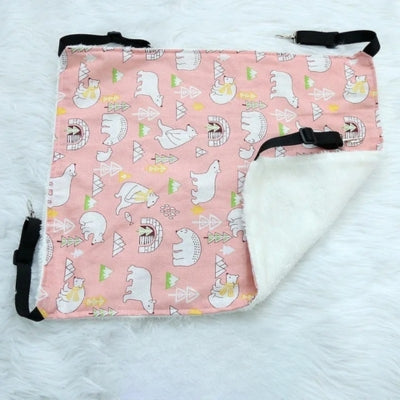 hamac pour chat rose