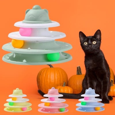 jouet pour chat chat noir à cÎté décoration halloween