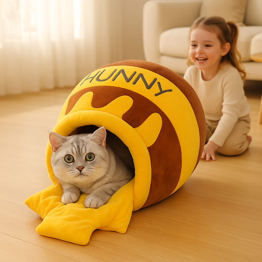 niche chat nid mielleux fillette heureuse