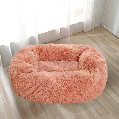 panier chat rose poudré