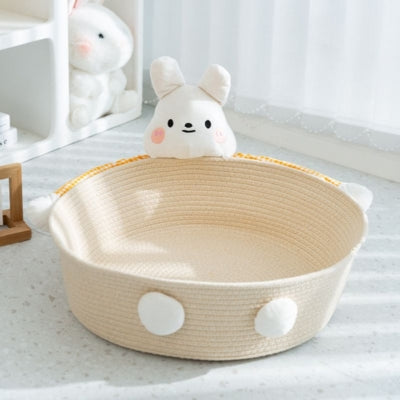 panier pour chat design lapin