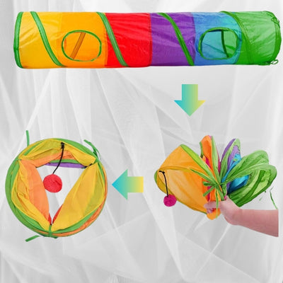 tunnel pour chat pliage