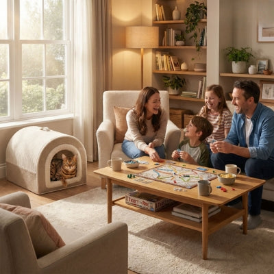 bangal detendu chat niche famille jouant