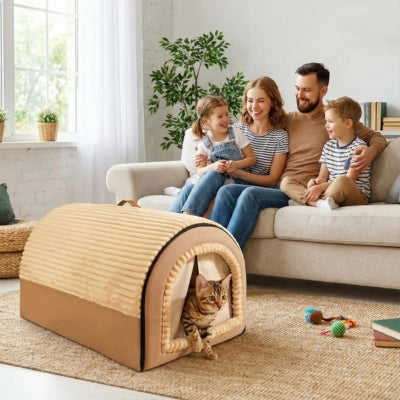 bangal sortant maison chaton famille réunie