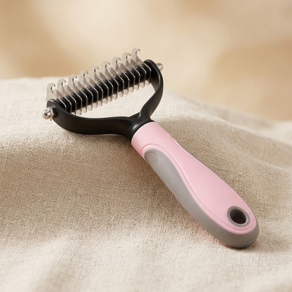 brosse pour chat rose Démêlys