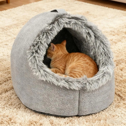 chat lové dans niche a chat cocon nomade