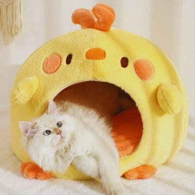 chat relaxant dans cocoon chat