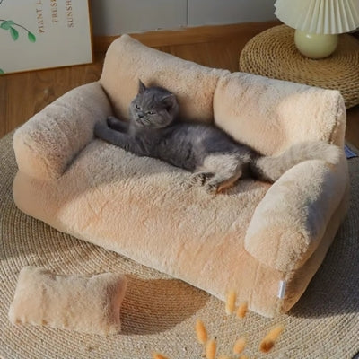 chaotn detendu sur coussin spour chats furrrvana café crème