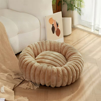 couffin pour chat camel