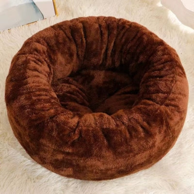 couffin pour chat marron chocolat