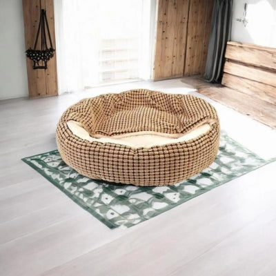 couffin pour chaton marron café