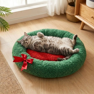 coussin à chat coconoël chat endormi profondement