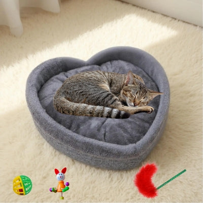 coussin pour chat chat endormi en boule dedans