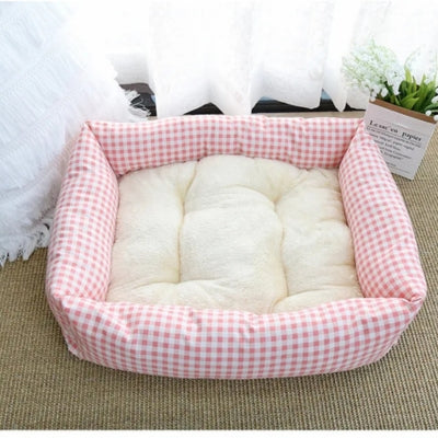 coussin pour chat rose coussin face peluche