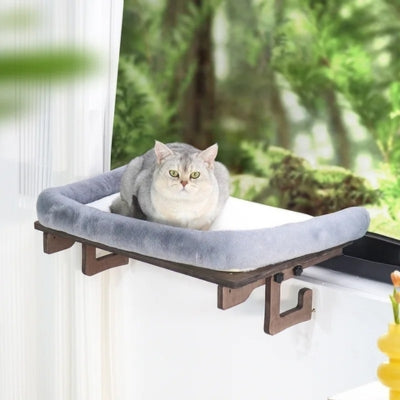 hamac à chat british shorthair detendu dessus