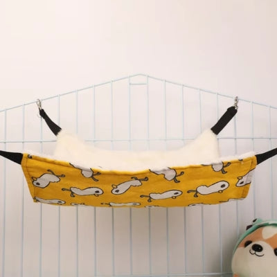 hamac à chat jaune petits poussins