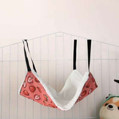 hamac à chat rose fraise