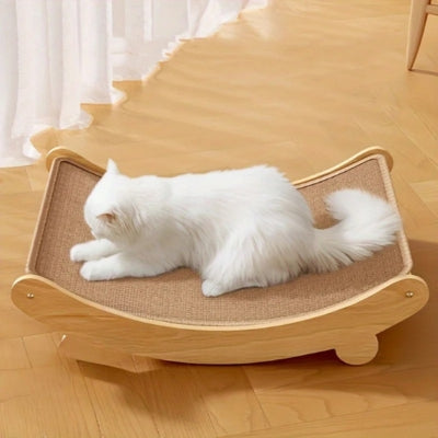 hamac chat persan fait ses griffes dessus