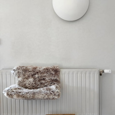 hamac chat radiateur marron blanc