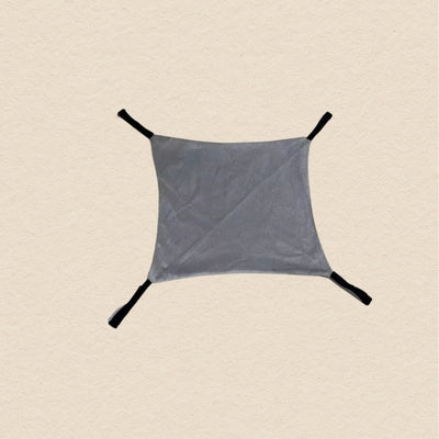 hamac chat suspendu gris
