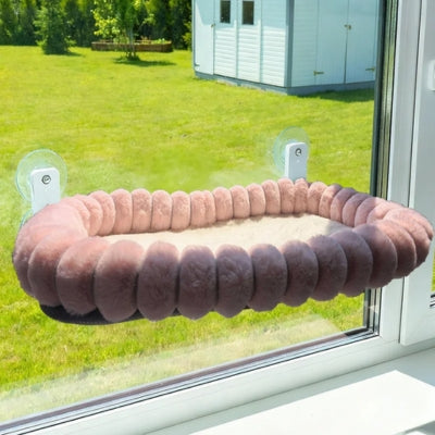 hamac chat suspendu rose