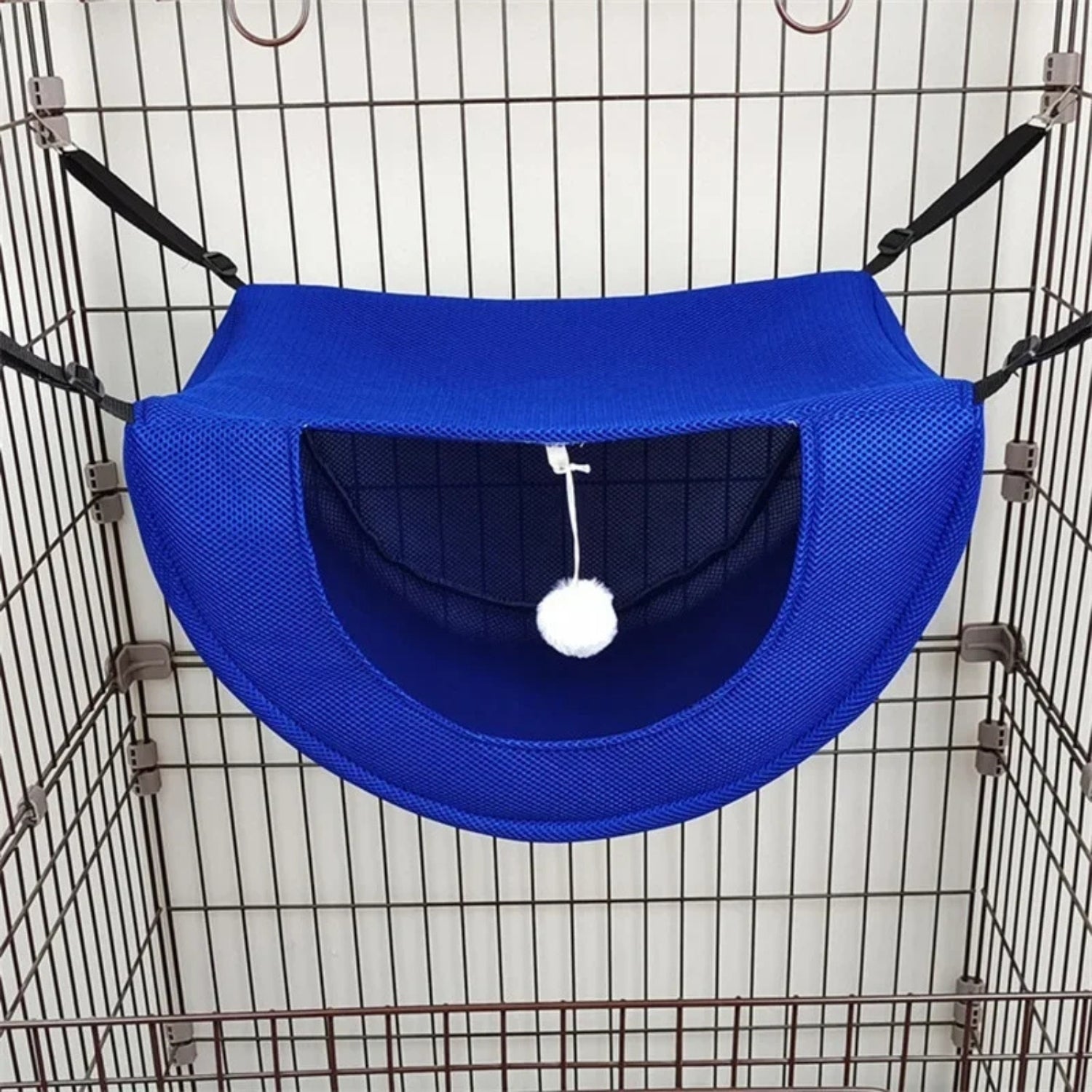 hamac chaton bleu azur mon cocoon