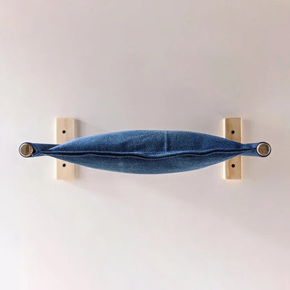 hamac pour chat bleu océan