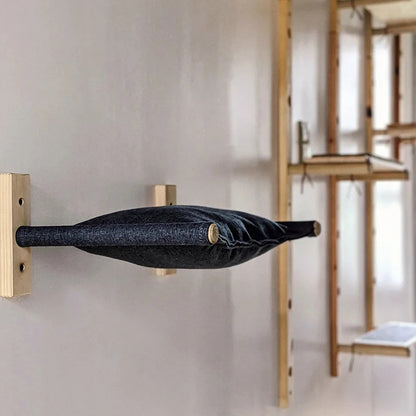 hamac pour chat noir