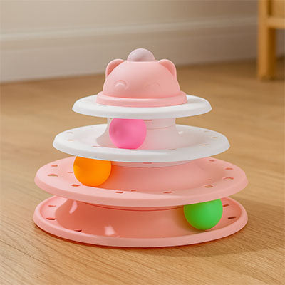 jouet pour chat rose