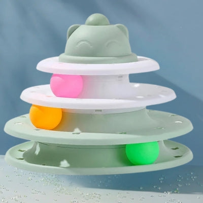 jouet pour chat vert