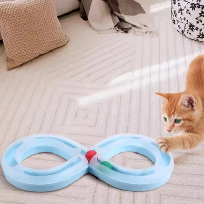 jouets interactifs pour chat chaton s'amusant