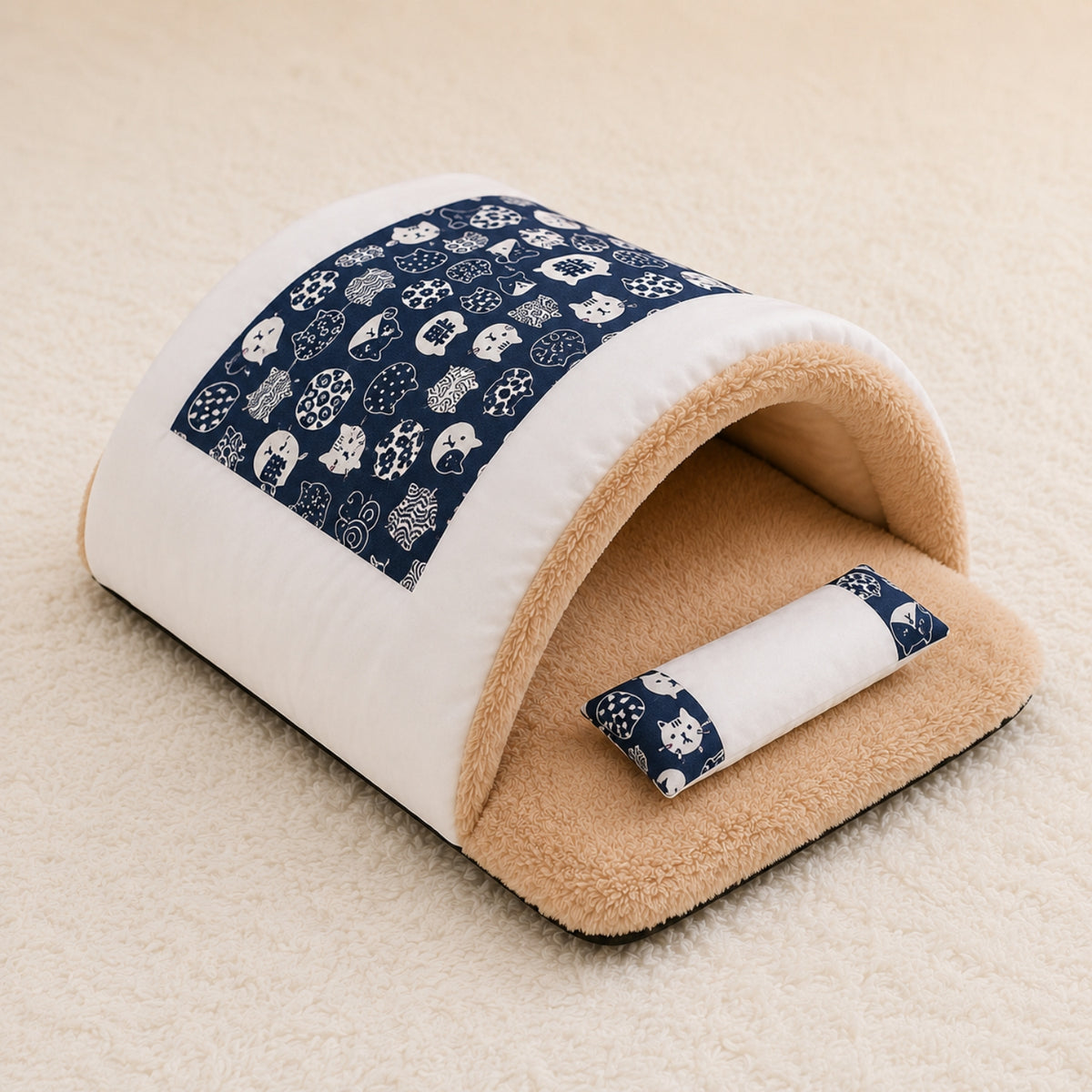 lit chaton bleu indigo