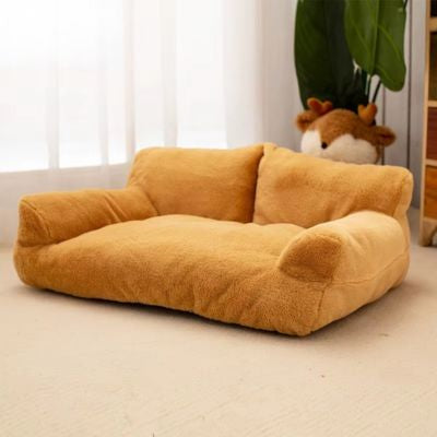 lit pour chaton doré