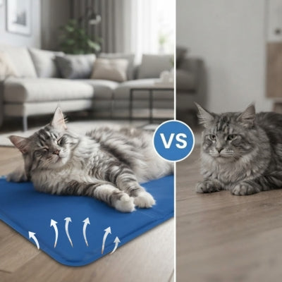 maine coon inconfort carrelage vs detente tapis refroidissement pour chat