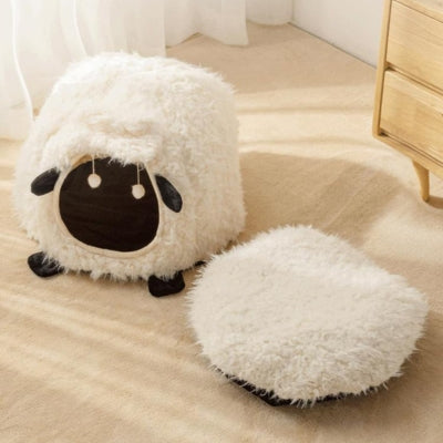 maison chaton coussin intérieur sorti