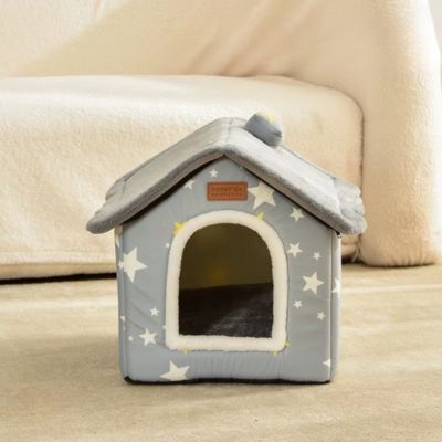maison pour chaton nuit étoilée