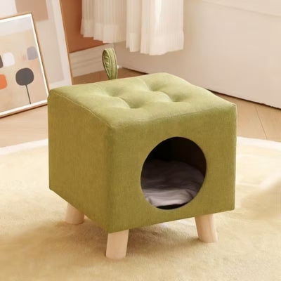 maisonnette pour chat matcha vert version simple