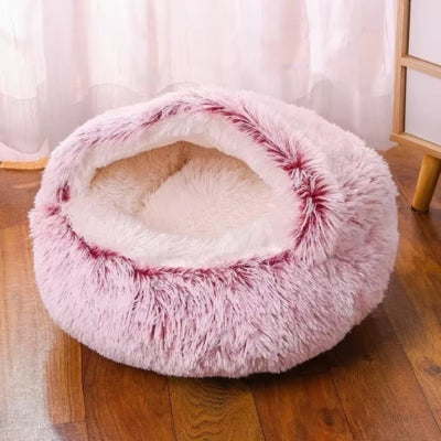 niche pour chaton fuchsia