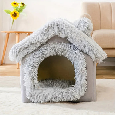 niche pour chaton dans salon style moderne