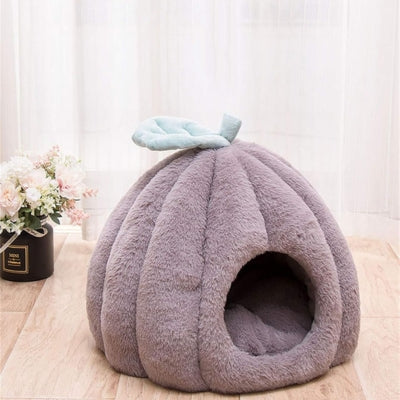 niche pour chaton grise