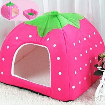 niche pour chaton rose dans salon