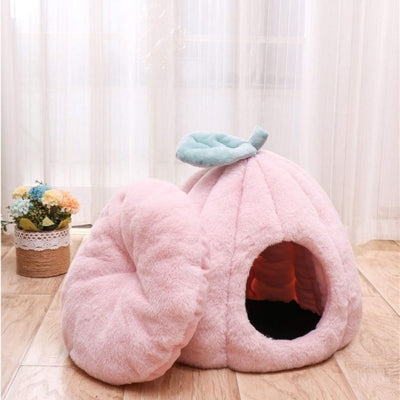 niche pour chaton rose