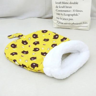 nid chaton jaune nounours