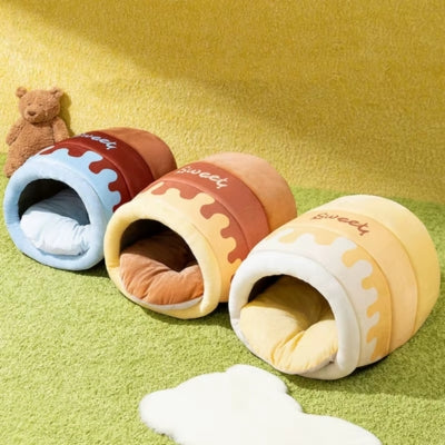 nid chaton trois coloris
