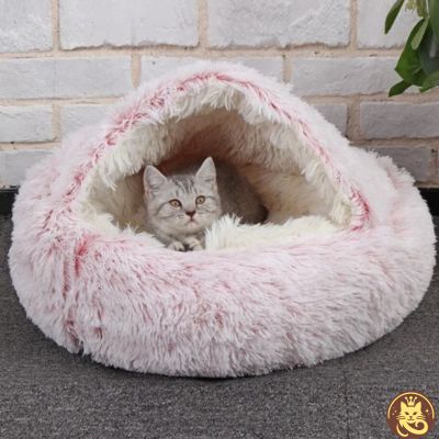 panier chat cloudy dream marron rose chat observant dedans