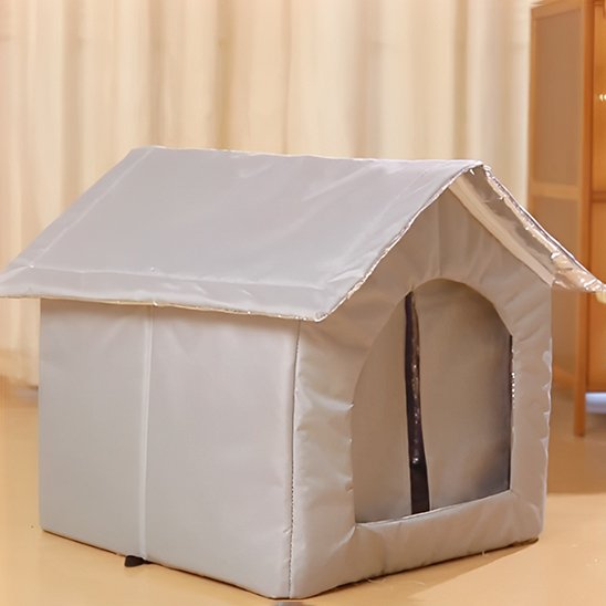 panier chat gris dans salon