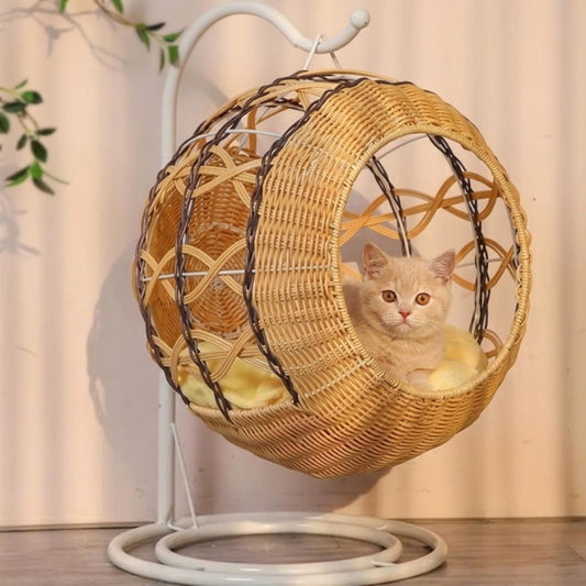 panier chatons chaton crème lové nid suspendu