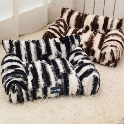 panier chatons zèbre chic et moka crème